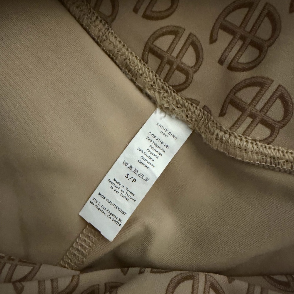 📍FINAL PRICE📍Anine Bing sport Blake monogram leggings - Picture 4 of 5